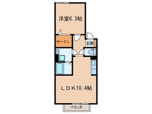 サンパティークの物件間取画像